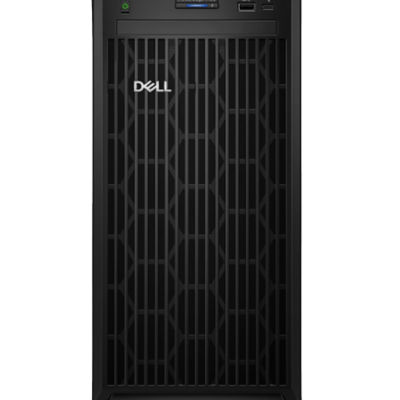 PowerEdge T150 Server:  Intel Xeon E-2314 2.8GHz, 8M Cache, 4C/4T, Turbo (65W), 3200 MT/s / 3.5″ Chassis up to 4 Cabled Hard Drives and Software RAID /8GB UDIMM, 3200MT/s, ECC / 1TB 7.2K RPM SATA Entry 3.5in Hot-Plug Hard Drive  /No Internal Optical Drive/ iDRAC9, Basic 15G  / On-Board LOM / Basic 3Yr NBD (PET1501A-X)